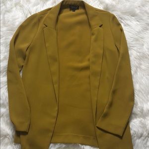 Olive/yellow cotton Blazer